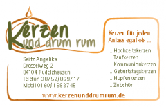 Gewerbe: Kerzen und drum rum