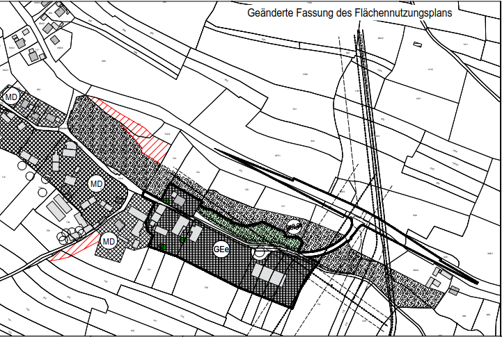 13. Änderung des Flächennutzungsplans (Gewerbegebiet Niederhinzing)