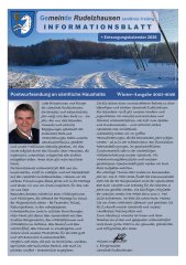 Titelseite Informationsblatt Winter 2025