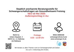 Plakat Außensprechtag